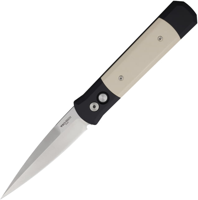 Pro Tech Knives Auto Godfather Button Lock Tux PTK - Pro Tech Knives
