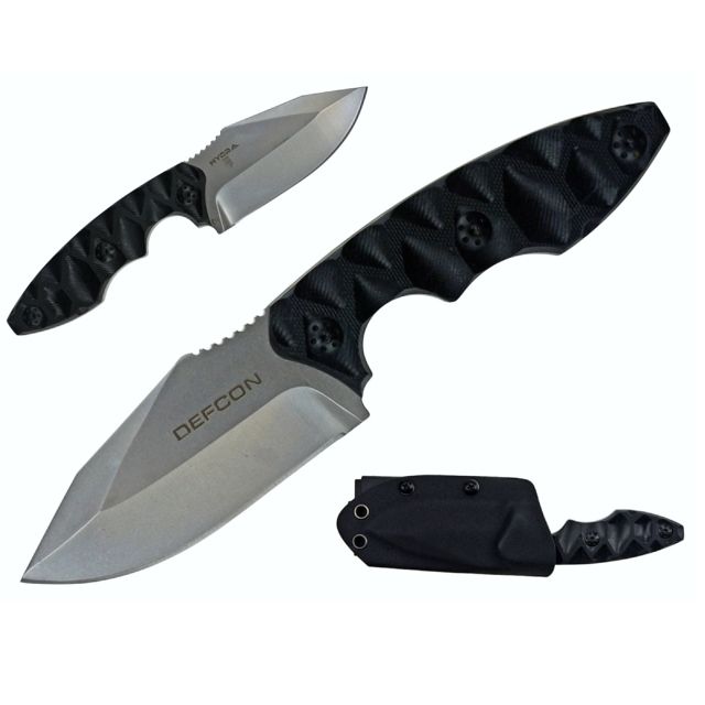 Proelia Defcon 7.5in Fixed Blade Knife D2 Blade G10 Handle - Proelia