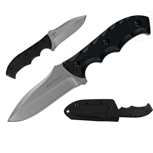 Proelia Defcon 8.75in Fixed Blade Knife D2 Blade G10 Handle - Proelia