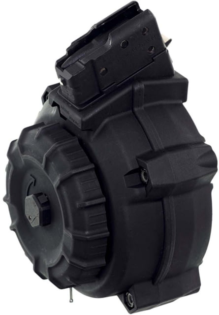 Mag Drum Rifle Magazine AK-47 7.62x39mm 50 Round Black 1 Pack DuPont Zytel Polymer 50RD Ammo