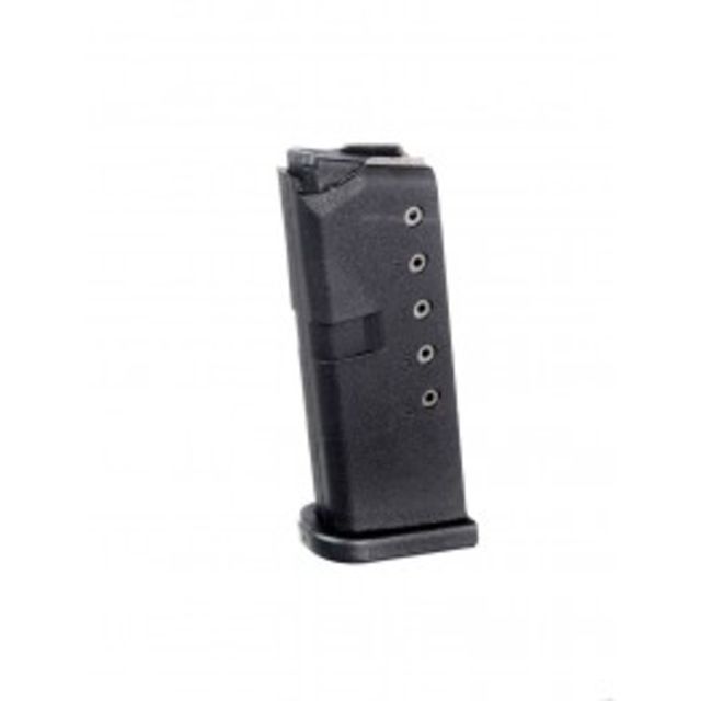 Mag Glock 43 6-Round 9mm Magazine Polymer Black GLK 12 Ammo