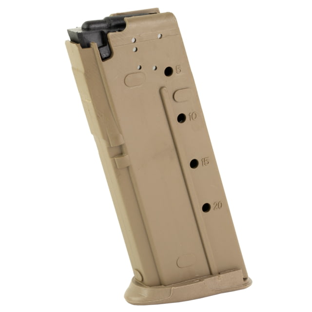 ProMag Polymer Pistol Magazine FN Five Seven IOM & USG 5.7X28mm 20-Round Dark Earth 20RD