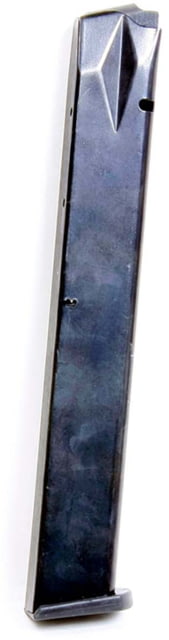 Mag Steel Pistol Magazine Browning Hi-Power 9mm 32-Round Black 32RD Ammo