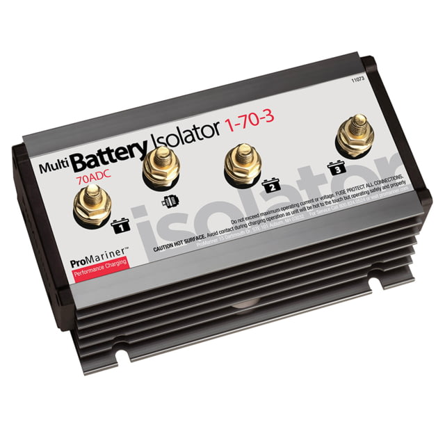 ProMariner Battery Isolator - 1 Alternator - 3 Battery - 70 AMP One Size - Promariner