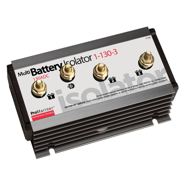 ProMariner Battery Isolator - 1 Alternator - 3 Battery - 130 AMP One Size - Promariner