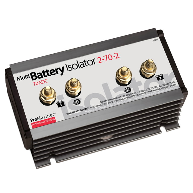 ProMariner Battery Isolator - 2 Alternator - 2 Battery - 70 AMP One Size - Promariner