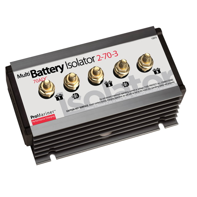 ProMariner Battery Isolator - 2 Alternator - 3 Battery - 70 AMP One Size - Promariner
