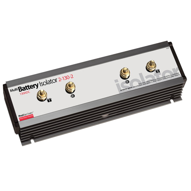 ProMariner Battery Isolator - 2 Alternator - 2 Battery - 130 AMP One Size - Promariner