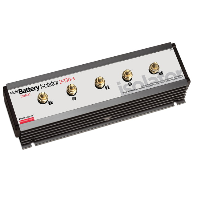 ProMariner Battery Isolator - 2 Alternator - 3 Battery - 130 AMP One Size - Promariner
