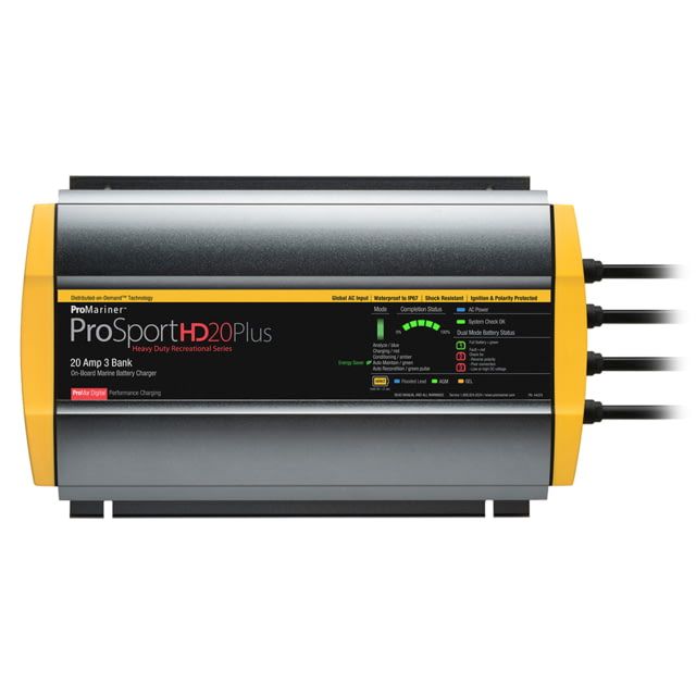 ProMariner ProSportHD 20 Plus Global Gen 4 - 20 Amp - 3-Bank Battery Charger One Size - Promariner
