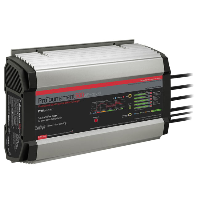ProMariner ProTournament 500 Elite Series3 5-Bank On-Board Marine Battery Charger One Size - Promariner