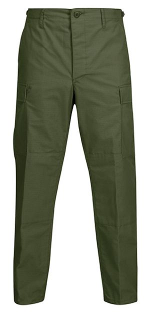 Propper BDU Trouser 100percent Cotton Ripstop - Men's Olive Small Short