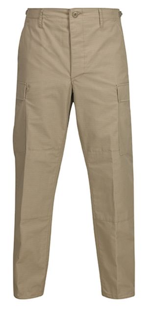 Propper BDU Trouser 60/40 Cotton/Poly Twill Size Large-Long Color - Khaki