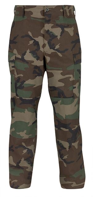 Propper BDU Trouser 60/40 Cotton/Poly Twill Size Large-Regular Color - Woodland