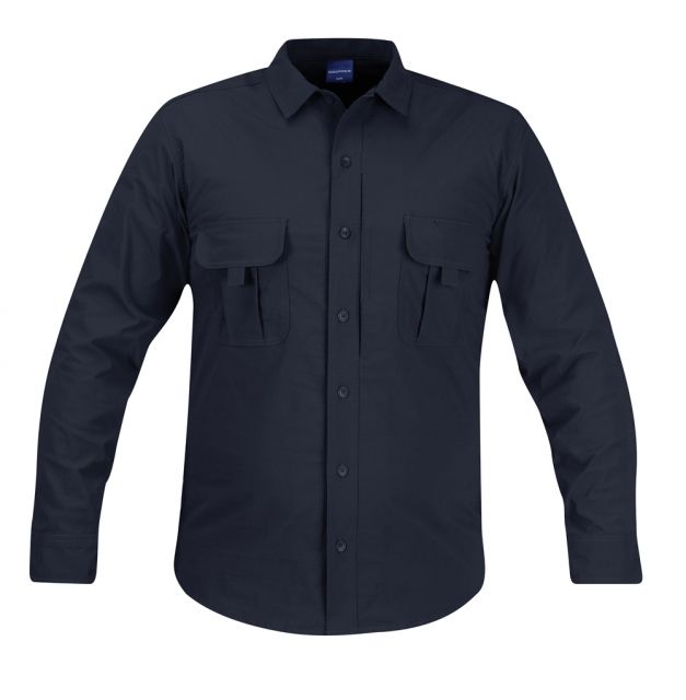 PROPPER Summerweight Tactical Men"s Long Sleeve Shirt LAPD Navy 3XL-R
