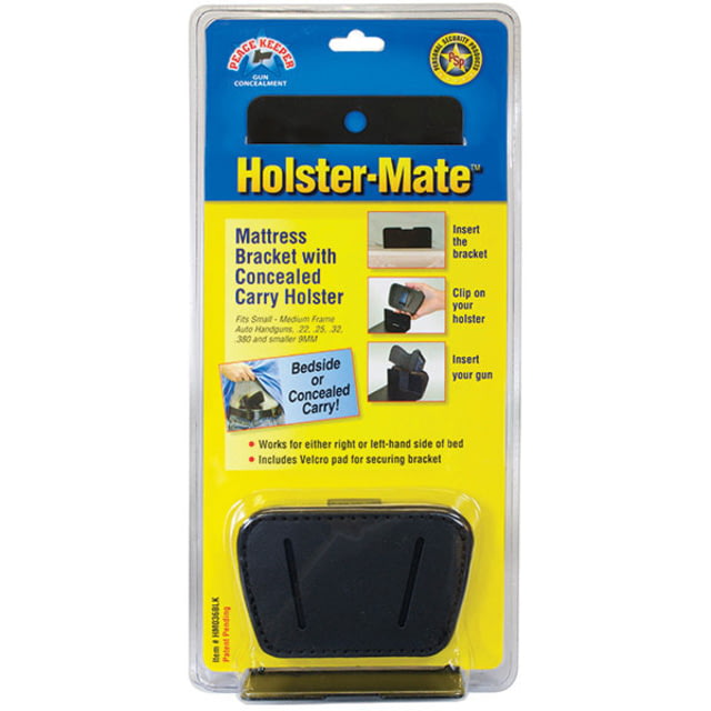 PS Products Bedside Gun Bracket w/036 Concealed Carry Holster BLK PS - Personal Security