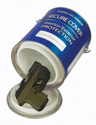 Personal Security Products American Armor 1 Gallon Paint Can Gun Concealment Safe