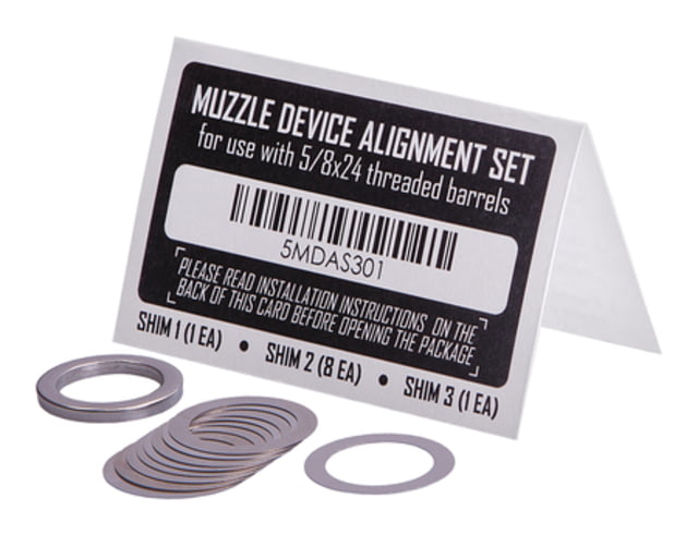 PWS Muzzle Device Alignment Set .308 Caliber 5/8x24 TPI - Pws