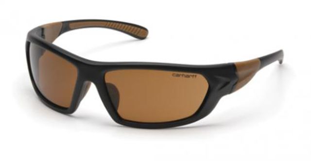 Carhartt Carbondale Safety Glasses Sandstone Bronze Lens w/ Black/Tan Frame - Carhartt