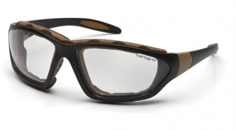 Carhartt Spokane Safety Glasses Clear Lens w/ Black Frame CHB310D - Carhartt