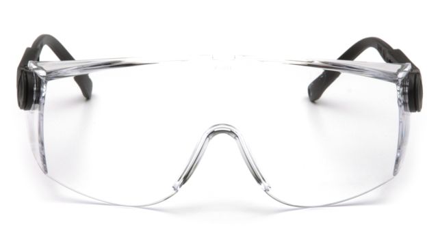 Pyramex Defiant Safety Glasses - Clear Lens Black Frame - Pyramex