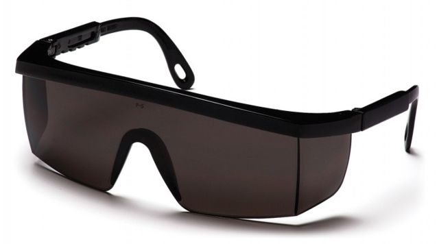 Pyramex Integra Safety Glasses w/Gray Lens Black - Pyramex