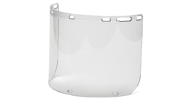 Pyramex PC Cylinder Clear Facesheield with Holes for CHICUP 8x15.5 - Pyramex
