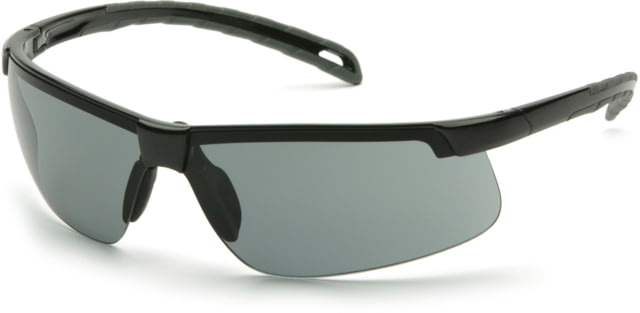 Pyramex Everlite Shooting Glasses Gray Lens Black - Pyramex