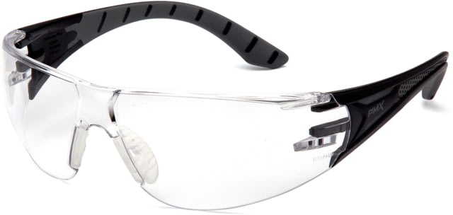 Pyramex Endeavor Shooting Glasses Clear Lens Black/Gray - Pyramex