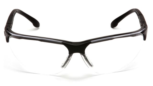 Pyramex Rendezvous Safety Glasses - Clear Anti-Fog Lens Black Frame - Pyramex