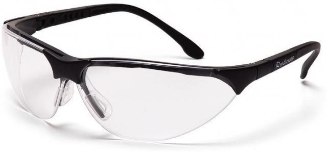 Pyramex Rendezvous Safety Glasses - Clear Lens Black Frame - Pyramex