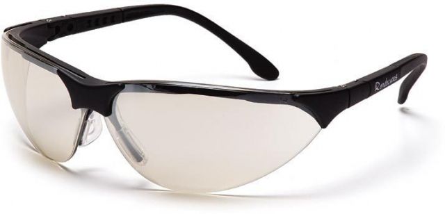 Pyramex Rendezvous Safety Glasses - Indoor/Outdoor Mirror Lens Black Frame - Pyramex