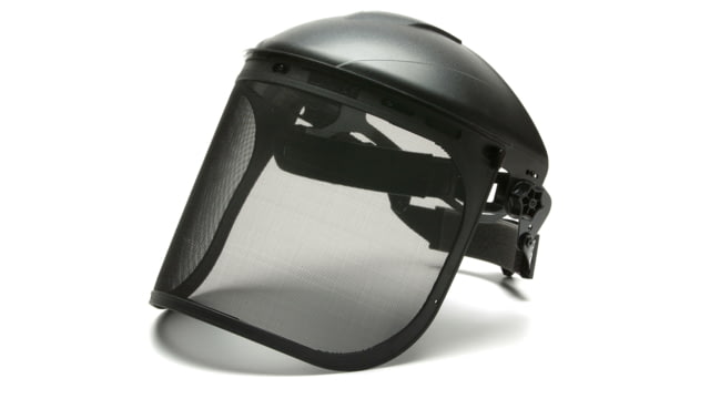 Pyramex Steel Mesh Faceshield Black - Pyramex