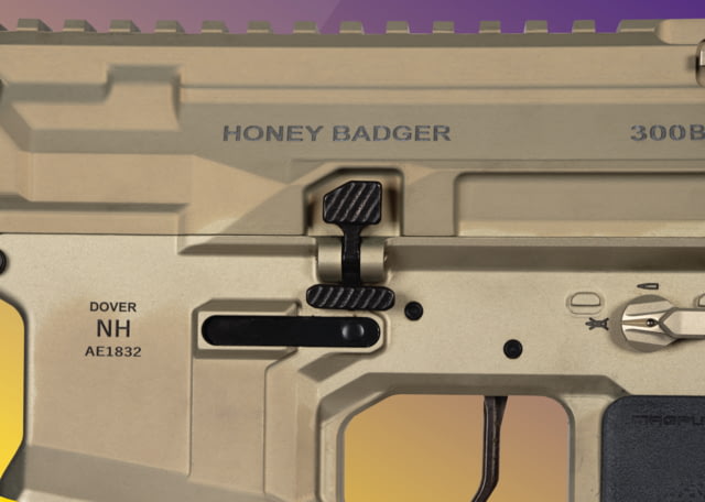 USED Q Balanced Bolt Catch AR-15/Honeybadger Oversized Black ACC-BBC - Q
