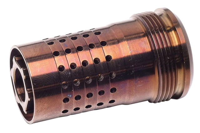 USED Q Cherry Bomb Muzzle Brake/Suppressor Adapter .30 Caliber 5/8-24TPI Copper CB-5/8-24 - Q