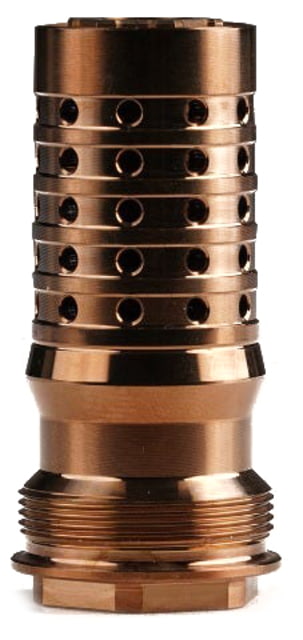 Q, LLC. Cherry Bomb Rear End XL 5/8x24 Fast Attach Muzle Brake Tapered Mount for 8.6 BLK Fits 90 Degree Shoulder RE-CBXL-5/8X24 - Q, LLC.