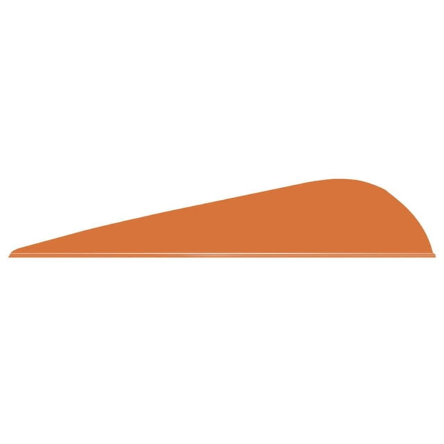 Q2i Duravane-II Vanes Neon Orange 3 in. 100 pk. - Q2I