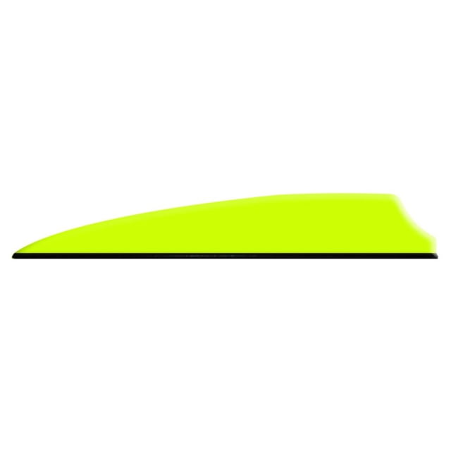Q2i Fusion X-II Vanes Neon Yellow 3 in. 100 pk. - Q2I