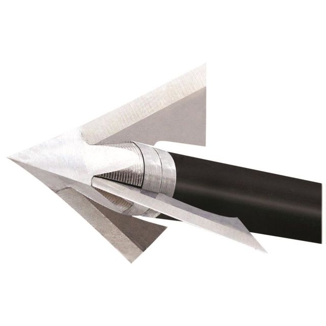 Qad Exodus Broadhead Deep Six Full 100 grain Stainless Steel 3 pk.