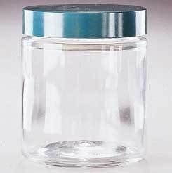 Qorpak Straight-Sided Rounds Wide Mouth Qorpak  With Pulp/Vinyl-Lined Black Phenolic Cap