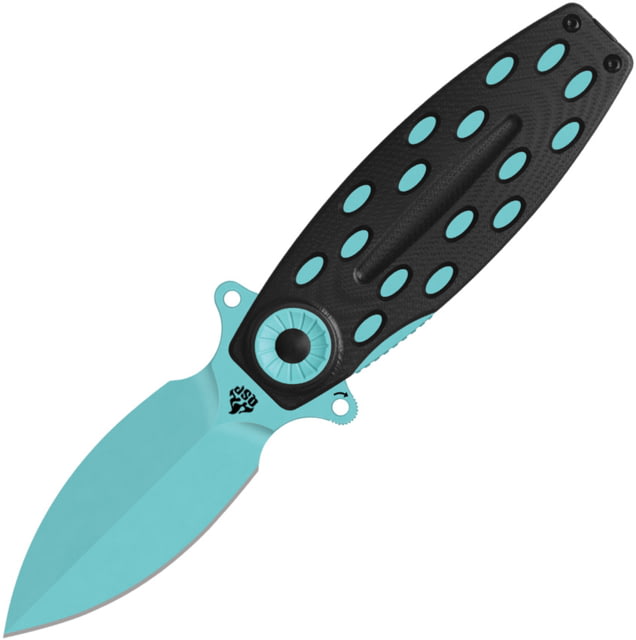 QSP Knife Beetle Linerlock Black/Blue - Qsp Knife