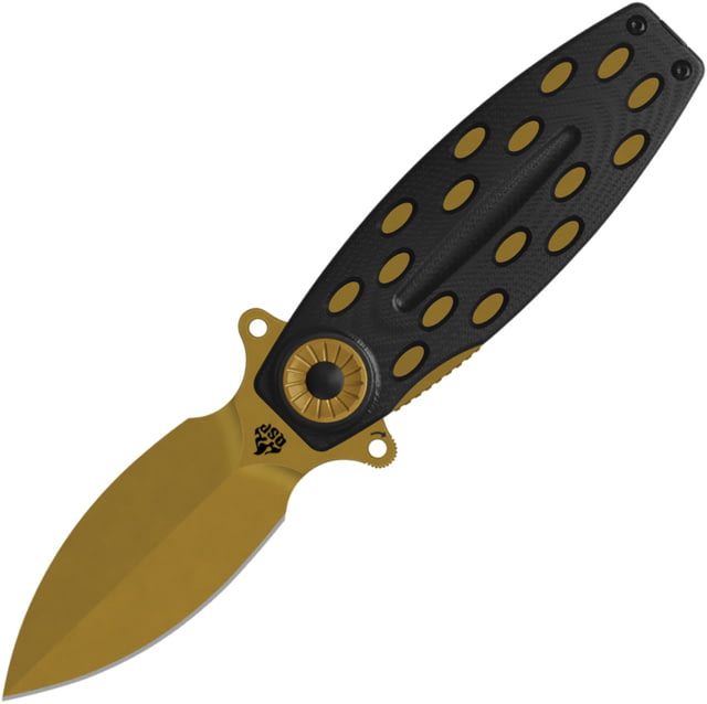 QSP Knife Beetle Linerlock Black/Brz - Qsp Knife