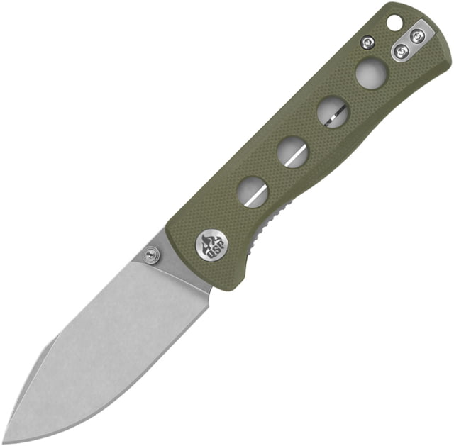 QSP Knife Canary Linerlock Olive G10 - Qsp Knife