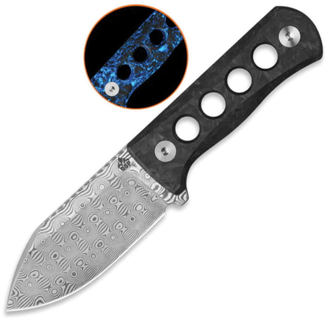 QSP Knife Canary Neck Knife Blue GITD - Qsp Knife
