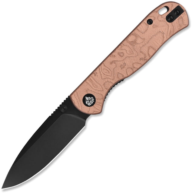 QSP Knife Ferret Linerlock Blk Cop Foil - Qsp Knife