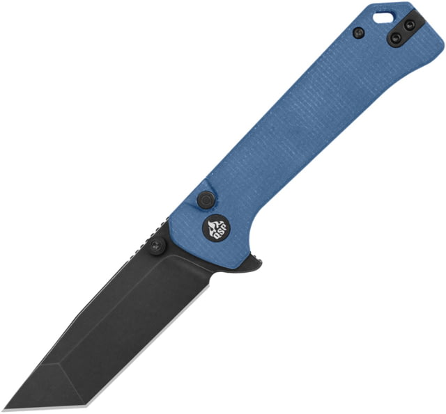 QSP Knife Grebe T Button Lock Blue - Qsp Knife