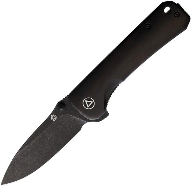 QSP Knife QSP Hawk Linerlock Ebony 3.25 in Folding Knife Ebony wood - Qsp Knife
