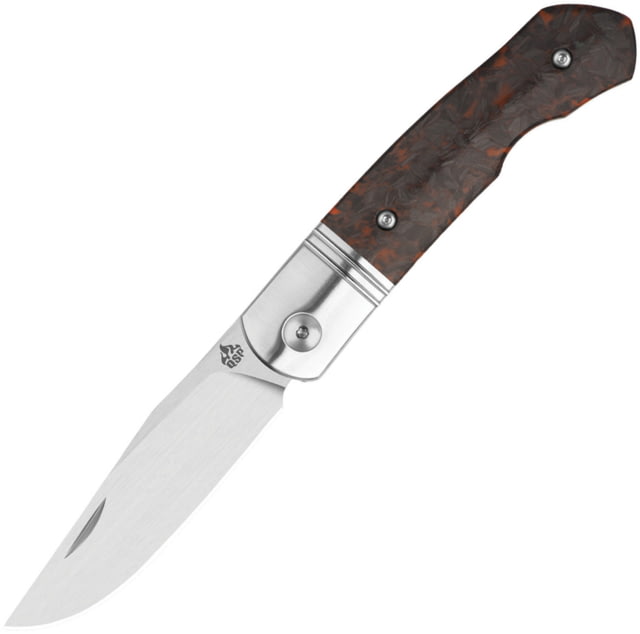 QSP Knife Heron Slip Joint Glow Org - Qsp Knife