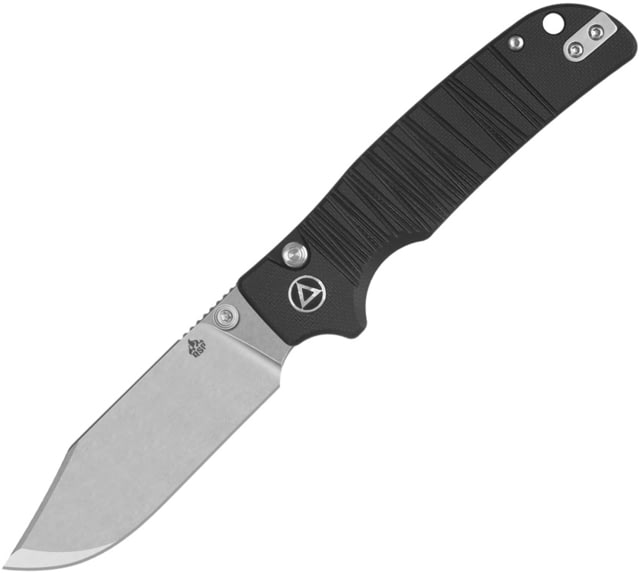 QSP Knife Kali Button Lock Black G10 - Qsp Knife