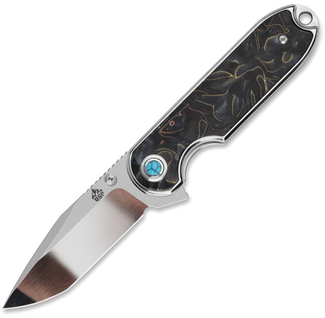 QSP Knife Nebula Linerlock Brass Copp - Qsp Knife